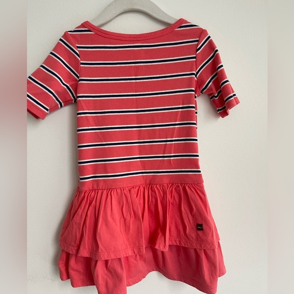 Tea Collection Striped Orange dress. Size 3 - Picture 2 of 2